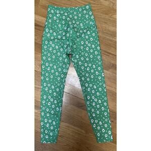 Beyond Yoga High Wasted Midi Legging Size Small Green Floral EL3243 *B4